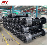Essieu de remorque en acier Liangshan JUXIN, neuf, 13-20t, pour camions lourds, essieux américains pour le marché africain