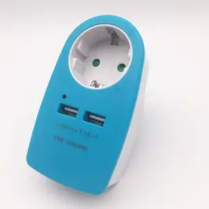 BSCI passed color customized power outlet with usb