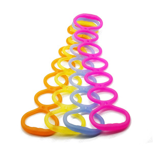 Fascia di Resistenza TPE Durevole con 7 Fori, Alta Elasticità, per Fitness, Pilates, Stretching, Colore e Logo Personalizzabili, Vendita all'Ingrosso OEM - Product Image 4