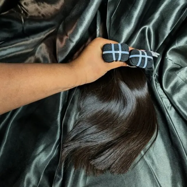 Paquets de cheveux humains péruviens vierges doublement tirés, cuticules vierges alignées, qualité supérieure, 15A