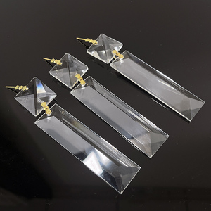 긴 삼각형 모양의 프리즘 드롭 광택 기술과 고급 크리스탈 샹들리에 - Product Image 4