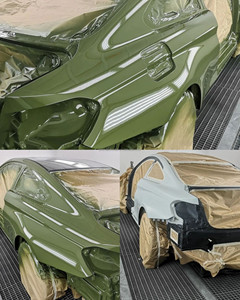 Peinture de finition de voiture OEM personnalisée 2K noir acrylique à base de dissolvant de rayures pour revêtement en caoutchouc appareil application de peinture en aérosol - Product Image 6