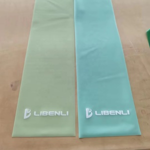 Rất mức độ ánh sáng (5-10lbs) latex đàn hồi vật lý trị liệu ban nhạc bán buôn đa màu sắc latex cao su Stretch ban nhạc có thể tùy chỉnh - Product Image 3