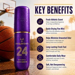 Premium Athletic Cologne Mist Fresh Woody Fragrance Long Lasting Scent Not Pungent Odor Control NO.24 Lightweight Perfume <b>Spray</b> - Product Image 4