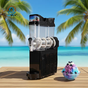 HN QDMECH Machine à Granita Commerciale Grande Capacité Silencieuse à Refroidissement Rapide pour Salons de Thé, Boissons Glacées et Neige Carbonique - Product Image 1