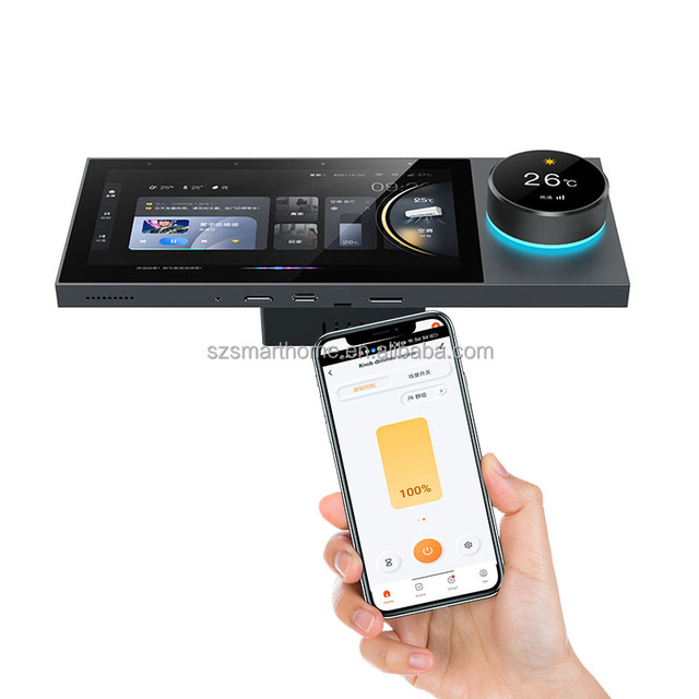 6-Inch Android 8.1 IPS Display Host Tuya Smart Gateway WiFi Features Smart Home Control Screen Background Music Switch Device
