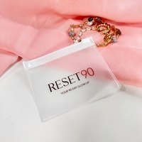 Kantong Perhiasan Premium Custom, Plastik PVC Ziplock, Kantong Zipper Kecil Berkualitas Tinggi, Cetak Frosted, Kemasan Perhiasan, Kantong Anting