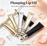 Huile à lèvres liquide végétalienne populaire, nouvelle formule minérale, marque privée, avec logo personnalisé