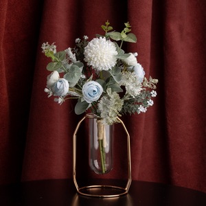 Bouquet de fleurs artificielles Zuiwei, rose blanche, pissenlit, mini décoration pour la maison, décoration de mariage CF01092 - Product Image 2