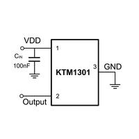 Capteur de commutation monolithique CONNTEK KTM1301 TMR+CMOS, haute performance, faible consommation, détection magnétique tout-pôle, gaz/électricité/eau