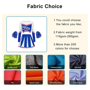 Tenues de cheerleading personnalisées avec logo imprimé, best-seller, ensembles de performance pour filles, couleur personnalisée, adultes, étudiants, journée sportive, style vibrant - Product Image 4