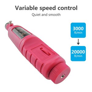 Lime à ongles portable rechargeable, lime à ongles électrique, machine à ongles 20000 tr/min, kit professionnel pour manucure - Product Image 5