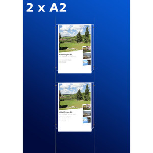 Espositori da vetrina DIN 2 x A2 - Product Image 1