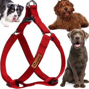 ARNÉS DE PASO PARA PERRO AJUSTABLE FUERTE PRESIÓN GRATIS CÓMODO DECENTE Rojo M - Product Image 1