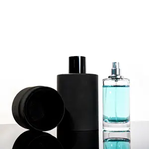 Fabriek Prijs 30Ml 50Ml 100Ml Cilindrische Parfum Glazen Fles Met Magneet Dop Verpakking Groothandel