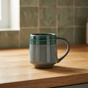 Taza de Cerámica Hecha a Mano, Diseño Wabi-Sabi, Acabado Mate, Color Sólido, Apta para Lavavajillas, para Uso Doméstico - Product Image 1