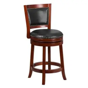 Solid Wood Modern Bar Chair Stool Hotel Restaurant Bar Furniture BC-273