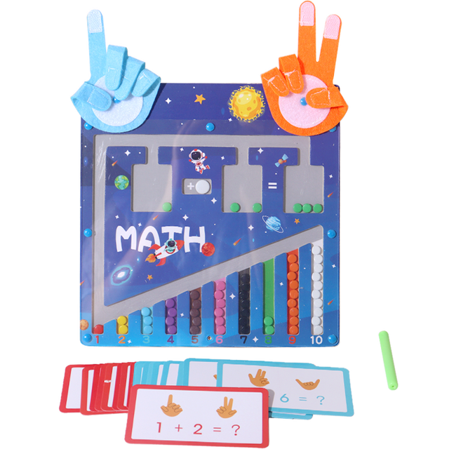 Wholesale Math Enlightenment Toy Children Digital Cognitive Toy Educational Finger Counting Maze
