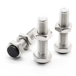 SUST 304 Edelstahl Sechskantschraube Polyurethan Anti-Kollisions-Puffer Begrenzungsschraube Größe 3-12 - Product Image 2