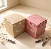 Cajas Plegables Ecológicas Personalizadas para Velas, de Cartón Reciclado, Biodegradable y Reciclable, con Laminado Mate, Venta al Por Mayor