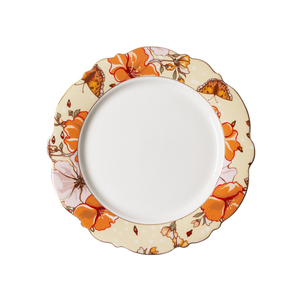 Juego de Vajilla de Porcelana China para Bodas y Restaurantes con Platos Base Dorados, Estilo Bohemio, Colores y Logotipo Personalizables - Product Image 4