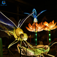 FL-59 Led Festival Insectes Lanterne Soie Papillon Festival Festival De Mariage