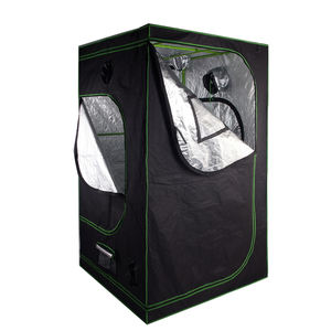 Hydroponique d'intérieur 600D Mylar Garden Greenhouses Grow Rooms 120x120x200cm - Product Image 1