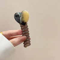 Serre-tête minimaliste à tresses bulles avec boucle de cheveux en spirale, accessoire de queue de cheval de haute qualité