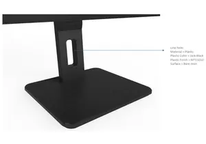 Supporto per Monitor da tavolo personalizzabile supporto per staffa Tv in vetro temperato Lcd/led regolabile per montaggio a parete Tv da 23 '''' ''-55" pollici