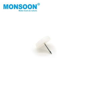 Pièce de base de meuble Quincaillerie de <span class=keywords><strong>protection</strong></span> du sol <span class=keywords><strong>Chaise</strong></span> en caoutchouc Table de canapé Patte mobile Coussinets coulissants Pieds de meuble en plastique Glide Nail - Product Image 3