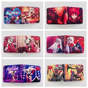 Hazbin酒店动漫印花PU钱包可折叠零钱包学生男女通用复古配件 - Product Image 2