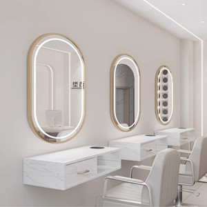 Miroir LED mural moderne en gros pour salon de beauté, salon de coiffure, entrepôt - <span class=keywords><strong>Mobilier</strong></span> de salon commercial multiple - Product Image 2