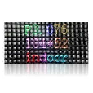 Tela LED Pixel Pitch P1.2 P2 P2.5 P3 para interior P3 smd 2020 RGB 3 em 1 32x16