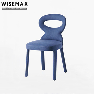 WISEMAX – meuble de salle à manger moderne, <span class=keywords><strong>chaise</strong></span> <span class=keywords><strong>en</strong></span> <span class=keywords><strong>cuir</strong></span> gris, dossier rond, cadre <span class=keywords><strong>en</strong></span> bois massif, <span class=keywords><strong>chaise</strong></span> de salle à manger pour la maison - Product Image 3