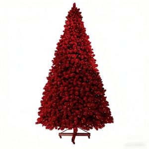 Árbol de Navidad Artificial de PVC con Nieve Artificial, Decoración Navideña de 4 Metros, Color Rojo, OEM, para Año Nuevo - Product Image 1