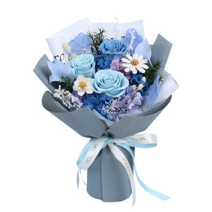 Ramo de Rosas Eternas Premium, Flores Preservadas para Siempre, Regalo Ideal para Fiestas Internacionales para Niñas, Adorno - Product Image 4