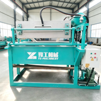 Ligne de production de barquettes à œufs entièrement automatique et efficace, machine manuelle de fabrication de cartons à œufs