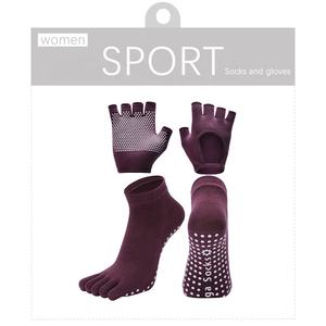 Calcetines de Yoga y Pilates para Mujer, con Cinco Dedos, para Danza y Ejercicio, Tejidos, Antideslizantes, Modelo A-2627 - Product Image 4