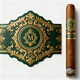 Etichette adesive personalizzate con anello per sigari di alta qualità lamina d'oro che timbra l'etichetta di fascia per sigari in rilievo - Product Image 3