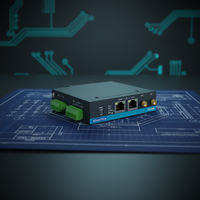 Routeur industriel LTE Cat.4 Advantech ICR-2431 EMEA, redondance double SIM, 2 LAN, RS232/RS485, large plage de température, montage DIN/mural