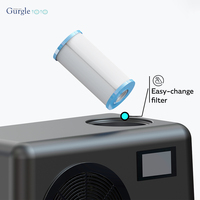Nouveau design acrylique bain de glace froid plongeant refroidisseur APP contrôle refroidisseur d'eau machine avec filtre