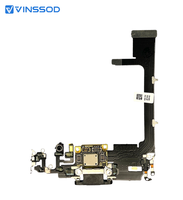 Réparation de téléphones mobiles : Câble flexible de port de charge et connecteur dock pour iPhone 11 Pro, vente en gros OEM pour adaptateur de réparation de téléphone