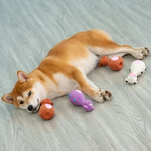 Giocattoli da Masticare per Cani in <span class=keywords><strong>TPR</strong></span> Ecologico, Resistenti ai Morsi, Divertenti e Interattivi con Suono Squittente - Product Image 5