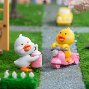 Figuras de Acción de la <span class=keywords><strong>Serie</strong></span> Patitos Felices, Decoración Creativa para Micropaisajes, Adornos DIY, Accesorios para Escritorio y Coche, Mini Figuras - Product Image 4