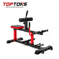 Machine à soulever les mollets assis à charge libre TOPTONS, équipement de fitness commercial pour la musculation des mollets en salle de sport