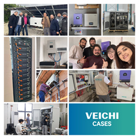 Onduleur solaire commercial VEICHI, prix d'usine, triphasé, DC vers AC, IP65, 30 kW, 50 kW, pour projets de systèmes solaires