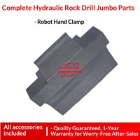 Accessoires pour foreuse hydraulique de roche : poutre de poussée, plaque en aluminium, mâchoire de manipulateur, piston d'impact, cuivre triangulaire