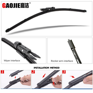Compatible avec les balais d'essuie-glace avant et les essuie-glace sans cadre Ford Fusion USA 2013-2018. - Product Image 4