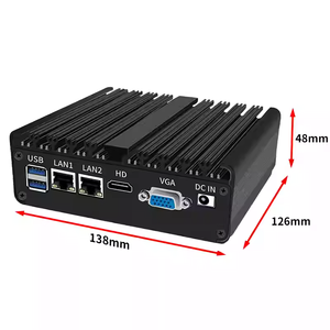 มินิพีซี Topton Dual LAN แบบไม่มีพัดลม Intel Core i5 5200U i3 5005U Celeron J1900 N2840 6xUSB คอมพิวเตอร์ไฟร์วอลล์อุตสาหกรรม เซิร์ฟเวอร์บ้าน - Product Image 2