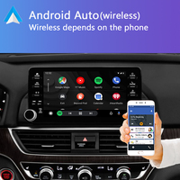 Boîte de décodeur Rhythm Carplay pour Honda Accord LX -L Hybrid 2018-2020 Lecteur multimédia Enregistreur vidéo GPS Adaptateur Carplay sans fil